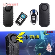 ROXUL Bike Alarm Bell, with Remote 113dB Vehicle Security Alarm System, Super Loud Anti-Theft Vibrat