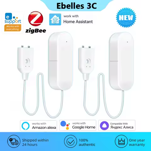 eWeLink APP Water Leak Detector Smart Home Zigbee Leakage Sensor Security Protection Works with Home