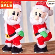 Electric Hip Dancing Twerking Santa Claus Christmas Musical Toys Singing Toy Gift for Kids