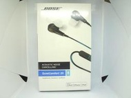 售完 全新盒裝 Bose QC20 黑色apple/android 抗噪耳道耳機 QuietComfort 20