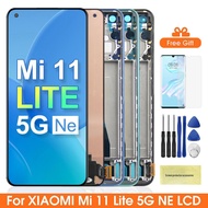 6.55" Display Screen for Xiaomi 11 Lite 5G NE 2109119DG LCD Display Touch Screen With Frame Digitize