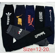 (Offer Offer ) kids jogger pants mix color/cotton