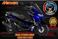 Decal Nmax Old Full Body//Sticker Nmax Old Full Body Motif Mandalika Racing