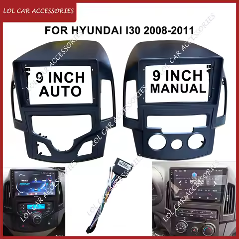 9 Inch For HYUNDAI I30 I-30 2008-2011 CAR Radio Stereo Android MP5 GPS Player Panel Casing Frame Fas