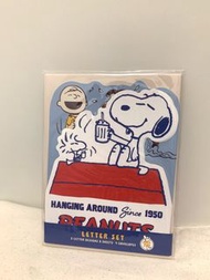 ✈️New ⭐️ Snoopy 75 years 信封 + 信紙