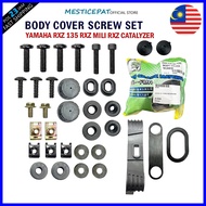 YAMAHA RXZ 135 /RXZ MILI /RXZ CATALYZER BODY COVER SCREW SET SCREW SET STRONGER