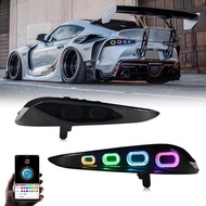 Pair Full LED Taillights For Toyota GR Supra 2020 2021 2022 2023 2024 A90 A91 GT4 Taillamp Rear Lamp