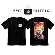RAFTELCO - DEMON SLAYER T-SHIRT - KAMINARI NO KOKYU - ANIME T-SHIRT - ANIME TSHIRT - DEMON SLAYER TS