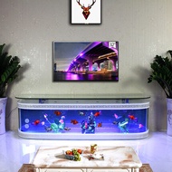 8 Feet 240cm Aquarium Luxury Glass Table Coffee TV Cabinet Fish Tank Rack Rak Ikan Furniture Living 