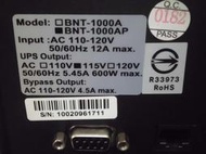 科風不斷電UPS 型號:BNT-1000AP