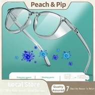 Clear Safety Goggles Eye Protection Anti Fog Protective Goggles Anti Dust Lab Goggles Workplace Outd