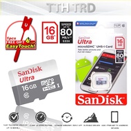 SanDisk 16GB Memory Card SD Card Ultra SDHC  Speed Up To 80MB/s