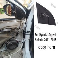 ZR สำหรับแตรรถลำโพง Et ลำโพงทวีตเตอร์หัวสามเหลี่ยมพร้อมสายสำหรับ Hyundai Accent Solaris 2011-2018