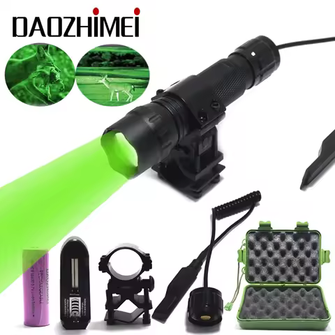 501B High Power Led Flashlight 5000LM 1 Modes Portable Outdoor Waterproof Zoomable Torch Tactical Po