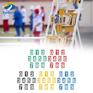 Perfeclan Score Keeper Sports Scoreboard Numbers 0 9 Multi Sports Score , Flip Number Cards for Voll