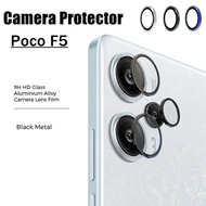 Camera Lens Glass for Xiaomi Poco F5 5G X6 Protective Back Len Screen Protector  Full Cover Metal Ri