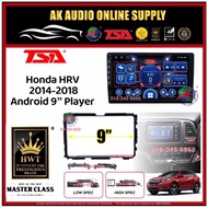 [ MTK 2+32GB ] TSA Honda HRV 2014 - 2018 Android 9" inch Car player Monitor