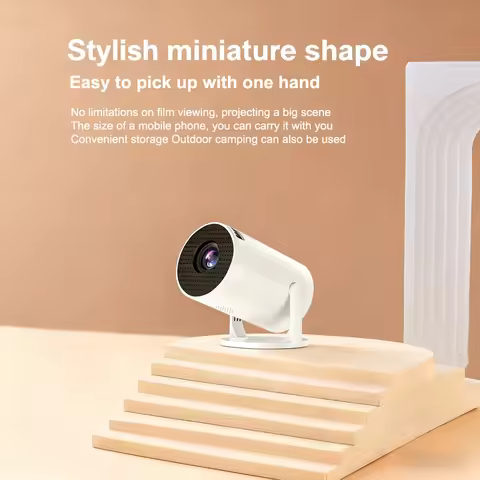 Y2S Projector - Miniature Projector, Home Ultra HD Commercial Office Home Cinema, Portable Intellige