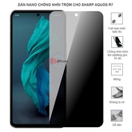 Dán chống nhìn trộm cho Sharp Aquos R7 - Dán cường lực dẻo nano