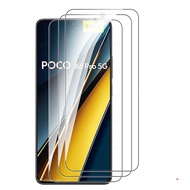 For Xiaomi Poco X6 Pro X5 X4 GT X3 NFC 9H HD Ultra Clear Tempered Glass Screen Protector Cover Film