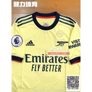 21-22 British Super New Arsenal Jersey Player Edition Arsenal Away Jersey Yellow Team Jersey Footbal
