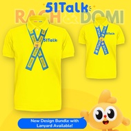 51TALK BUNDLE SET includes POLOSHIRT,LANYARD AND PIN