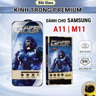 Samsung A11,M11 premium transparent tempered glass full screen phone screen protector