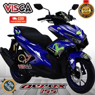Decal Aerox 155 Old Full Body Stiker Aerox 155 Old Keren Striping Aerox 155 Old Variasi Movistar Mot
