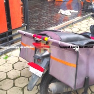 Tongkat Besi Tas Obrok Penahan Penyangga Tas Bronjong Tas Kurir Besi Keranjang Motor Kurir