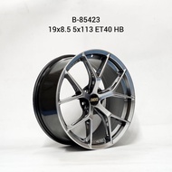 【Installation Available】New Rim 85423 19x8.5 5x112/114.3 ET40 HyperBlack / Glossy Black / M Bronze