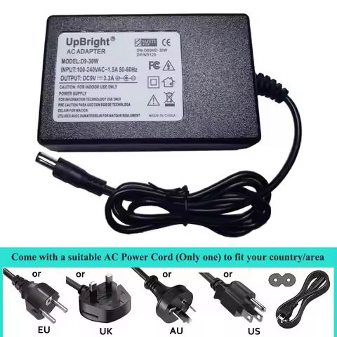 9V 3A AC Adapter for LINE6 POD HD300 HD400 HD500 HD500X HD Bean DC-3G DC3G DC9V 3.0A - 3.3A 9VDC Pow