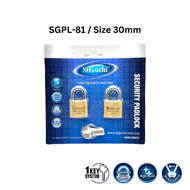 St Guchi SGPL-81 30mm padlock Solid Brass Inox Spring Size 30mm