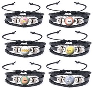 Stray Kids Merchandise Hand-woven Cowhide Bracelet SKZOO Bracelet Bbokari leebit1.21