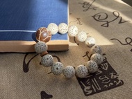 【淨蓮。星月菩提念珠】菩提根蓮花、橄欖核|佛珠、手串、手持珠