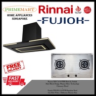 Rinnai RH-C1059-PBR Chimney Hood + Fujioh FH-GS6520 SVSS Stainless Steel Gas Hob BUNDLE DEAL - FREE 