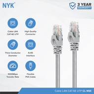 NYK Kabel Lan Internet Cat 6E CL NSE 3 Meter Cable Internet Tablet Laptop PC WIndows Android Apple