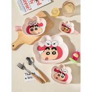Crayon Shin Hong cartoon bowl, plate, tray, cup set of food utensils - SH Ceramics Shin Chan Bowl