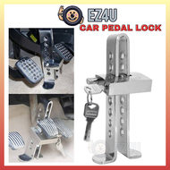 [EZ4U] Universal Stainless Steel Car Pedal Brake Lock Anti Theft Security Lock CM5 Brake Clutch Pedal Lock