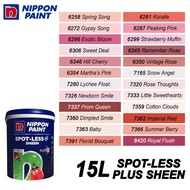 15L NIPPON PAINT INTERIOR WALL SPOT-LESS PLUS SHEEN REDNESS PINK