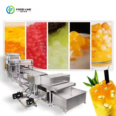 Customized Commercial Konjac Jelly Popping Boba Tapioca Pearl Making Machine for Bubble Tea Juice Be