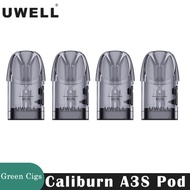 4pcs/pa Uwell Caliburn A3S Pod Cartridge 2ML with 0.8/1.0ohm Coil for Caliburn A3S Kit Vape