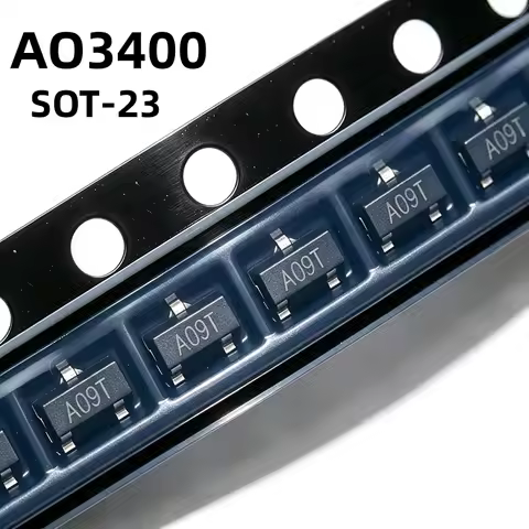 50pcs SMT AO3400 AO3400A A09T SOT-23 N-channel MOSFET Field Effect Transistor 100% Brand New