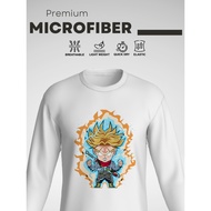 MICROFIBER DRAGON BALL jersey baju pancing muslimah motor sport man long sleeves tshirt lelaki jersi