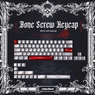 cherry mx keycaps keycaps Zhenhuo [Bone Nail Keycap · Metal] EV63/Wooting/Made68 Metal Texture Custo