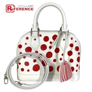 LOUIS VUITTONRFIC Epi 皮革 LV×YK 草間彌生 Alma BB 手提包