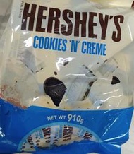 Hershey's cookies n cream 好時巧酥可可風味片 910g/1袋