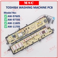 AW-9760S AW-9770S AW-1160S AW-1170S TOSHIBA WASHING MACHINE PCB BOARD (CONTROL BOARD) AW-9760 AW-977