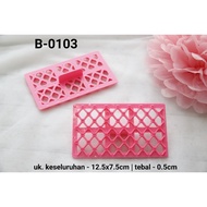 B-0103 Embosser fondant stamp motif fondant cake cupcake cookie mold (CUTTER)