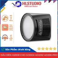 H200r Lamp Head - Professional Photography Accessories For Godox AD200, AD200Pro HL Studio