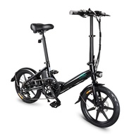 FIIDO D3S 16 Inch Variable Speed Folding Power Assist Eletric Bicycle Moped E-Bike 250W Brushless Mo